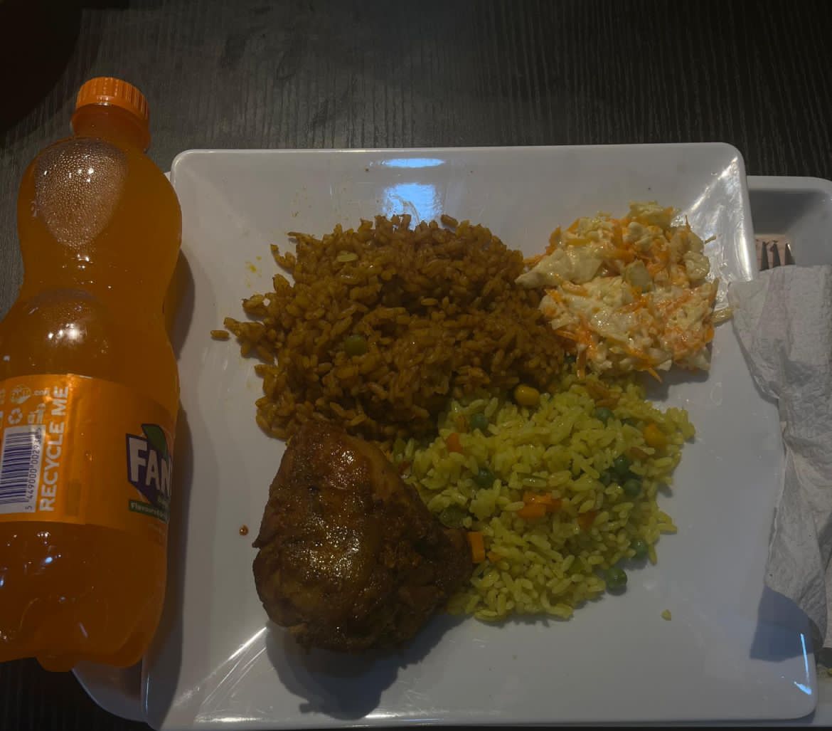 Jollof and Fried rice